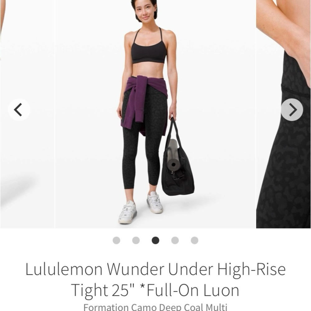 Lululemon Wunder Under High-Rise Tight 25” Full-On Luon
